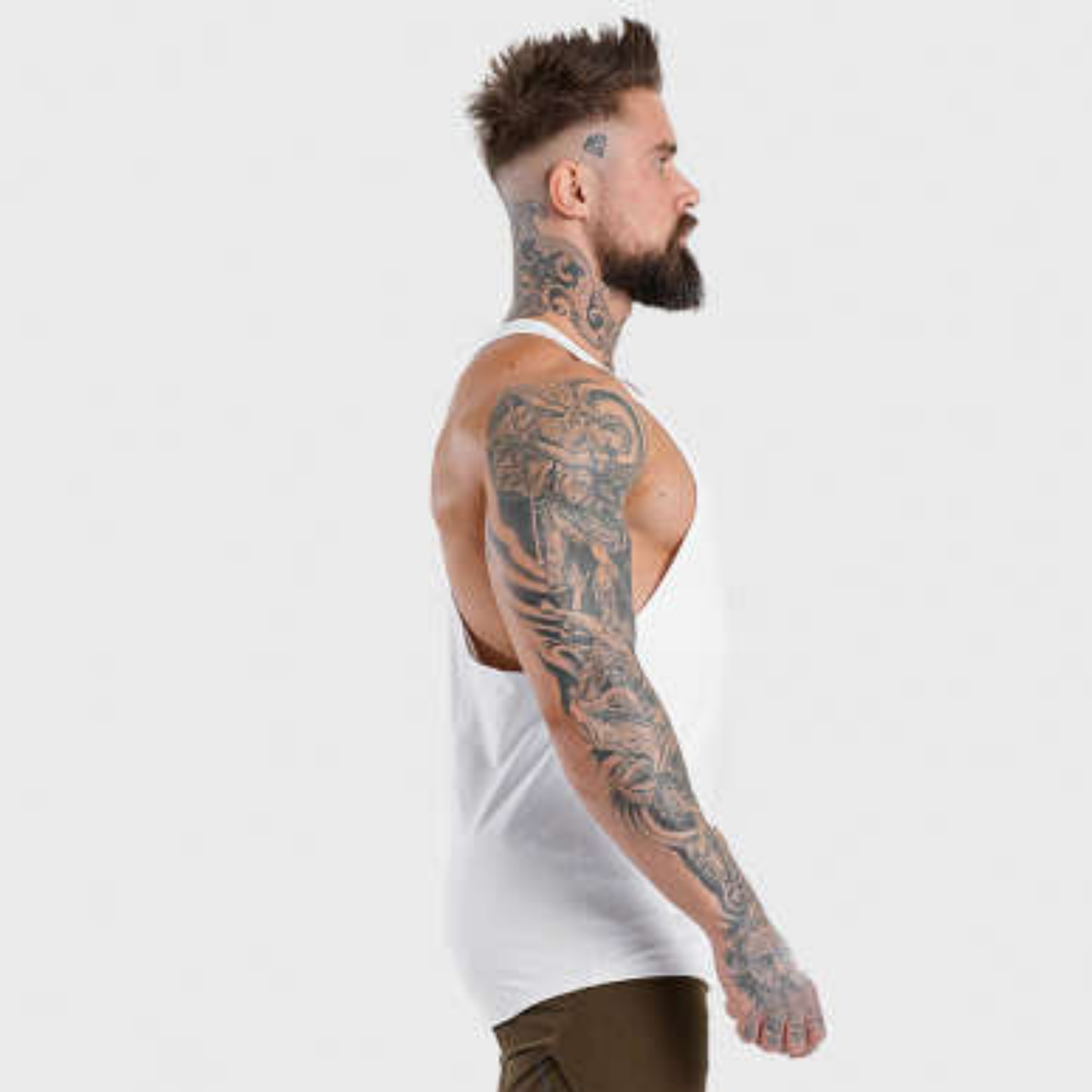 Hercules Signature White Singlet