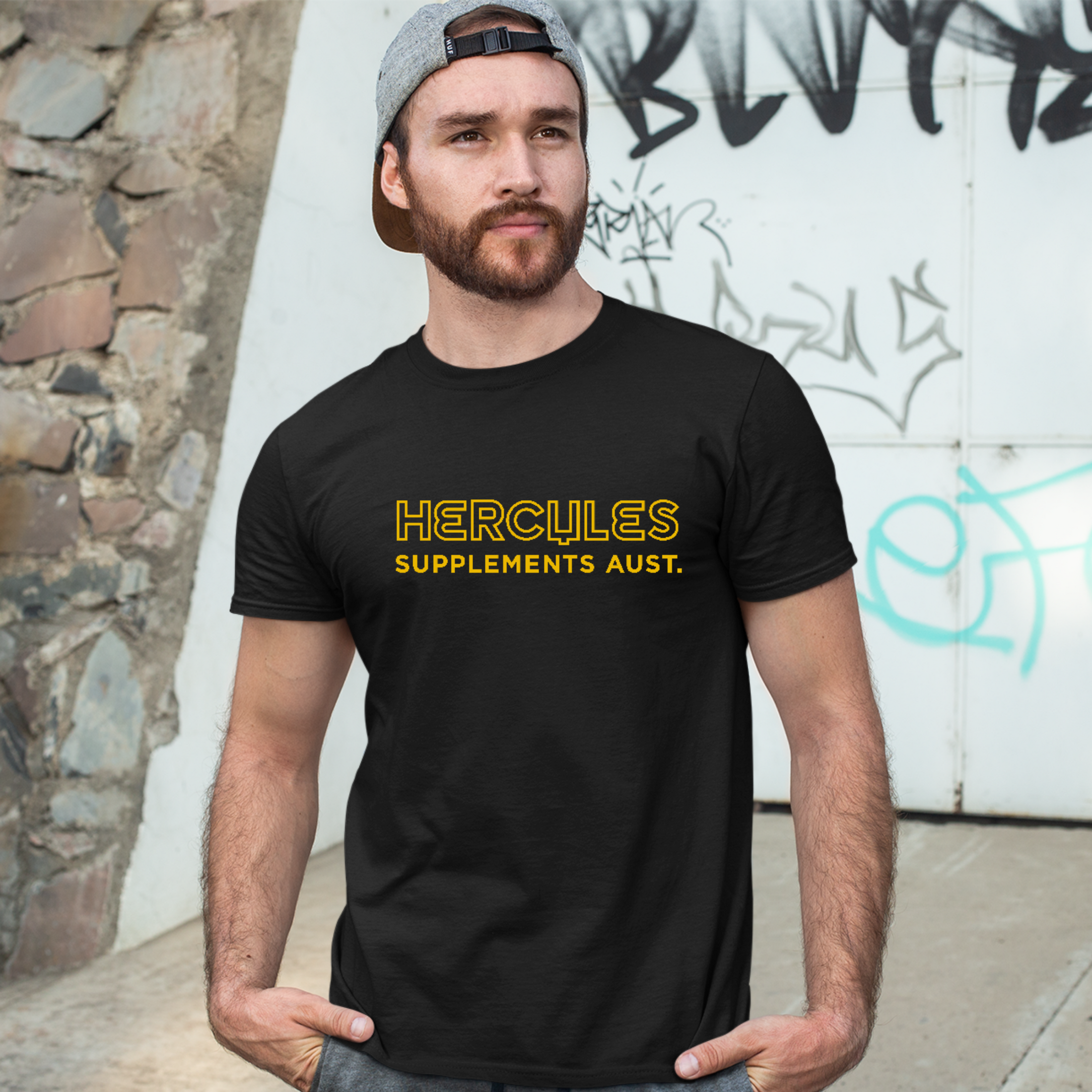 Hercules Signature Black T-Shirt