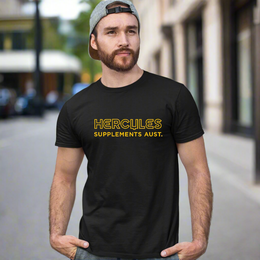 Hercules Signature Black T-Shirt