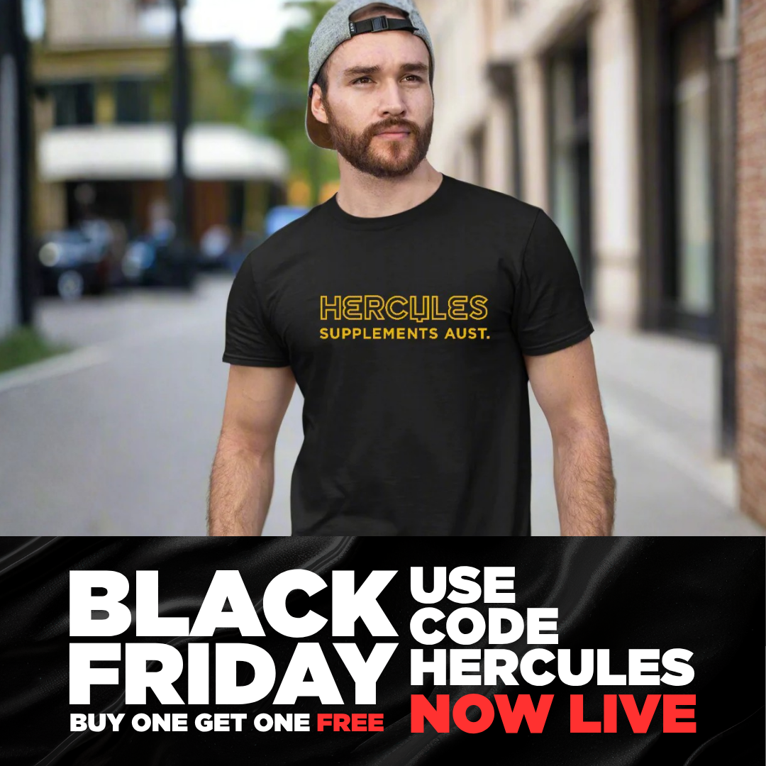 Hercules Signature Black T-Shirt