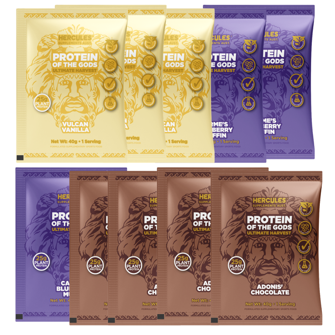 Protein of the Gods - Ultimate Harvest Travel Pack (10 samples)