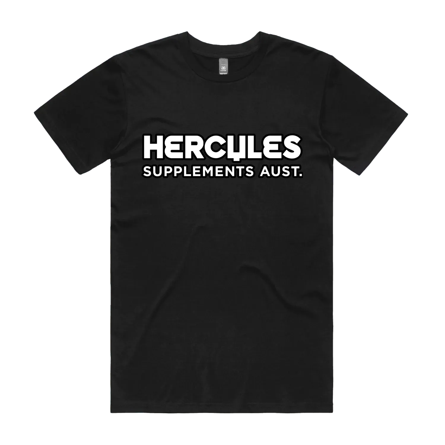 Black front flat lay