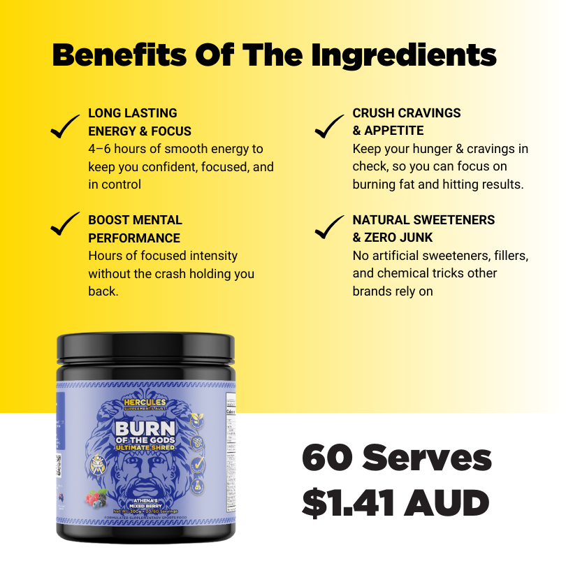 Burn of the Gods - Ultimate Shred Weight Management Supplement