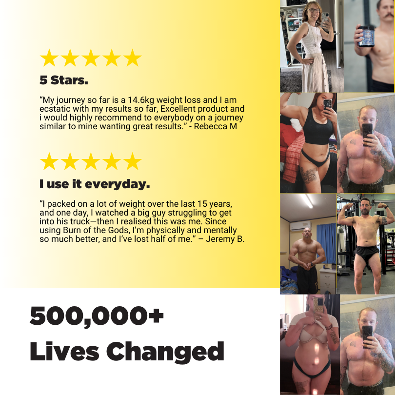 Burn of the Gods - Ultimate Shred Weight Management Supplement