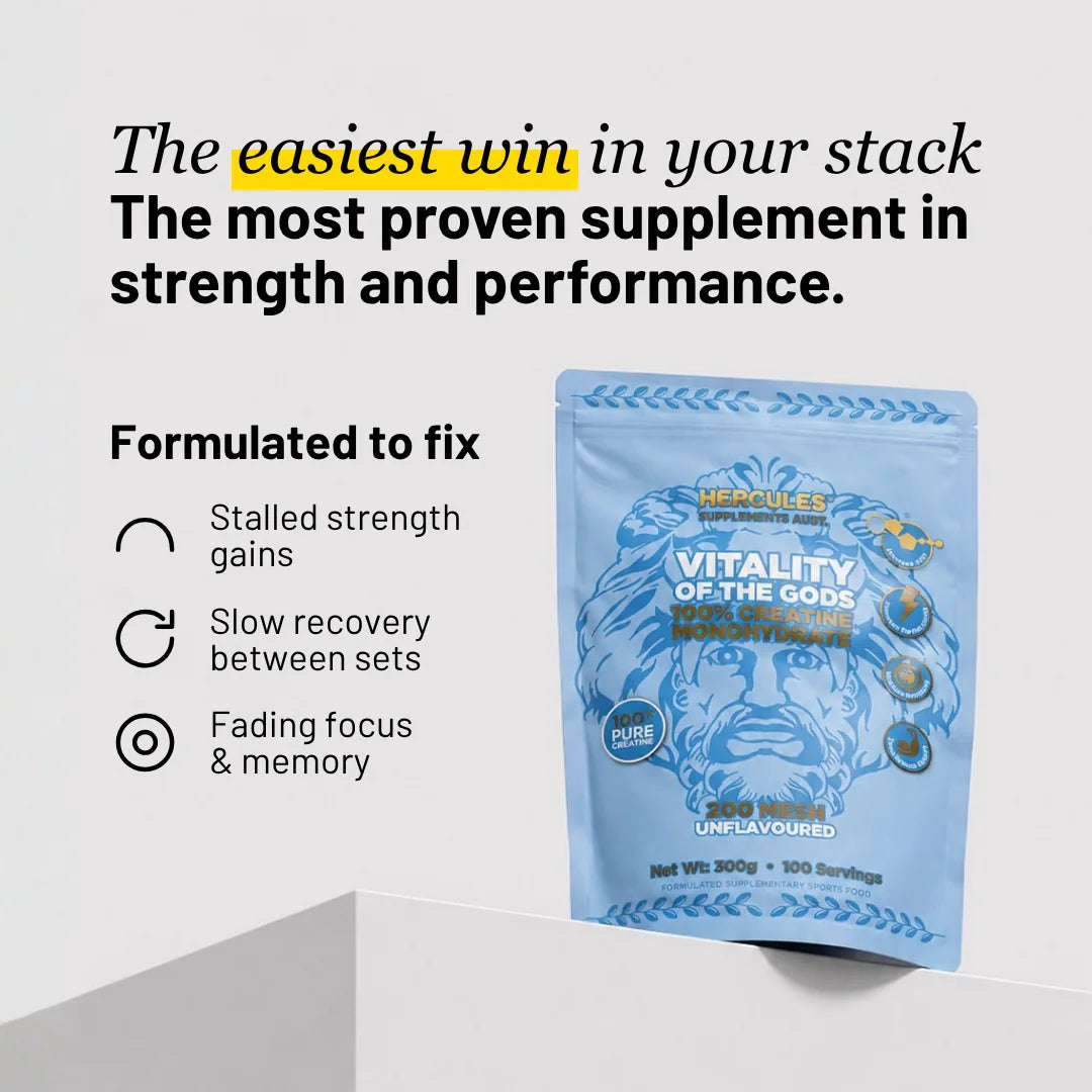 100% Creatine Monohydrate - Memory & Performance Supplement