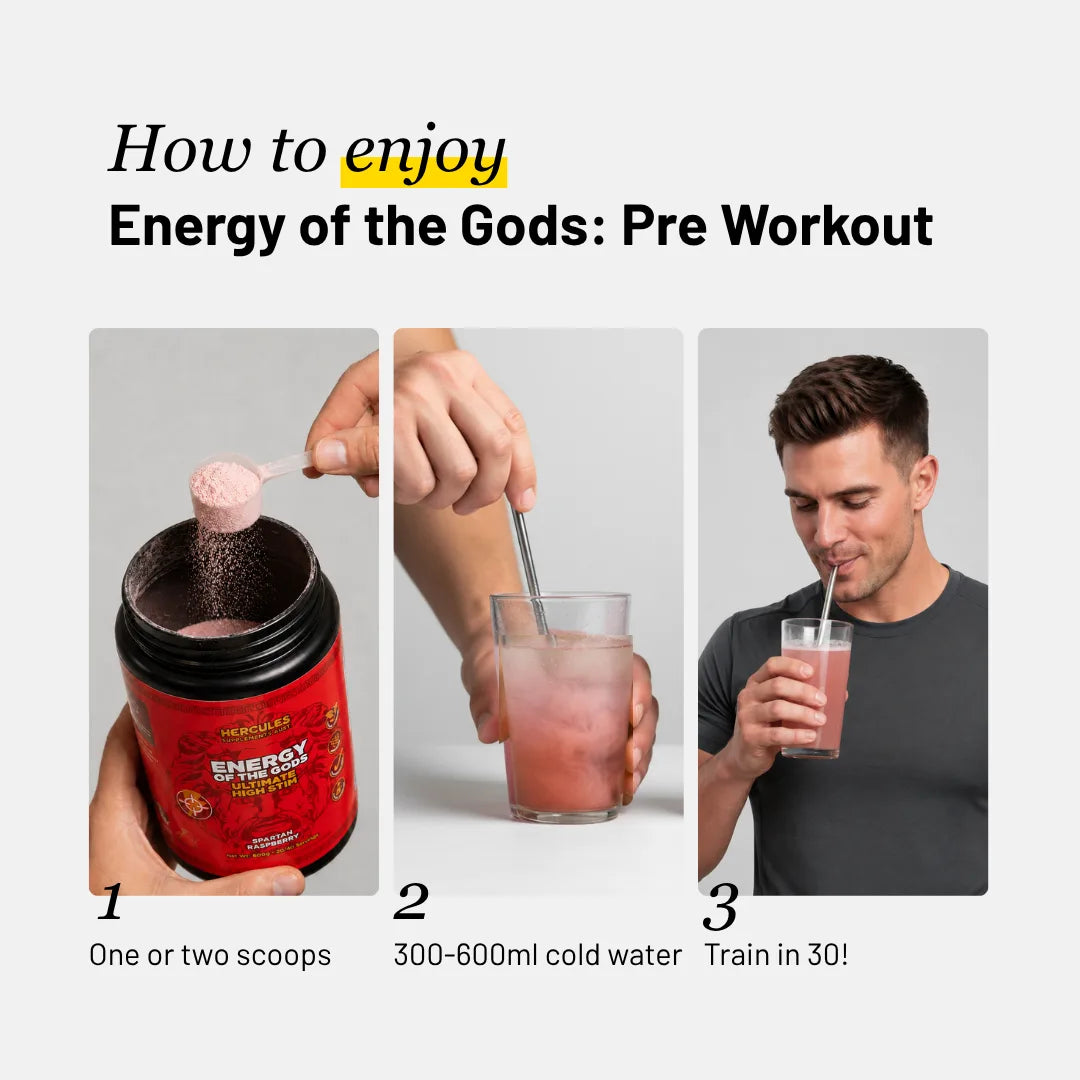 Energy of The Gods - Ultimate High Stim Pre Workout Supplement