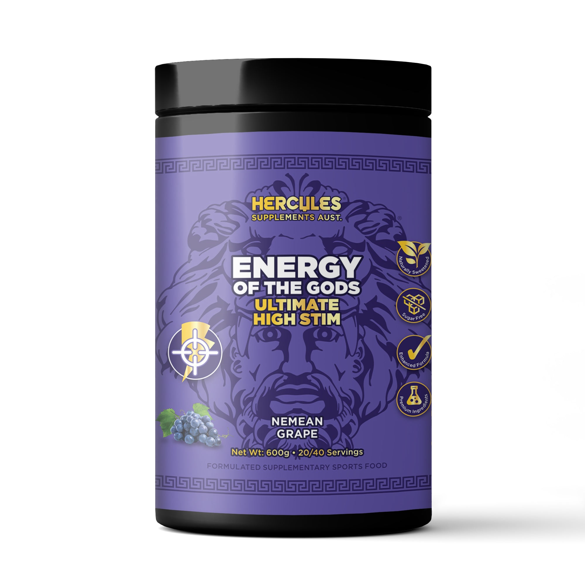 Energy of The Gods - Ultimate High Stim Pre Workout Supplement