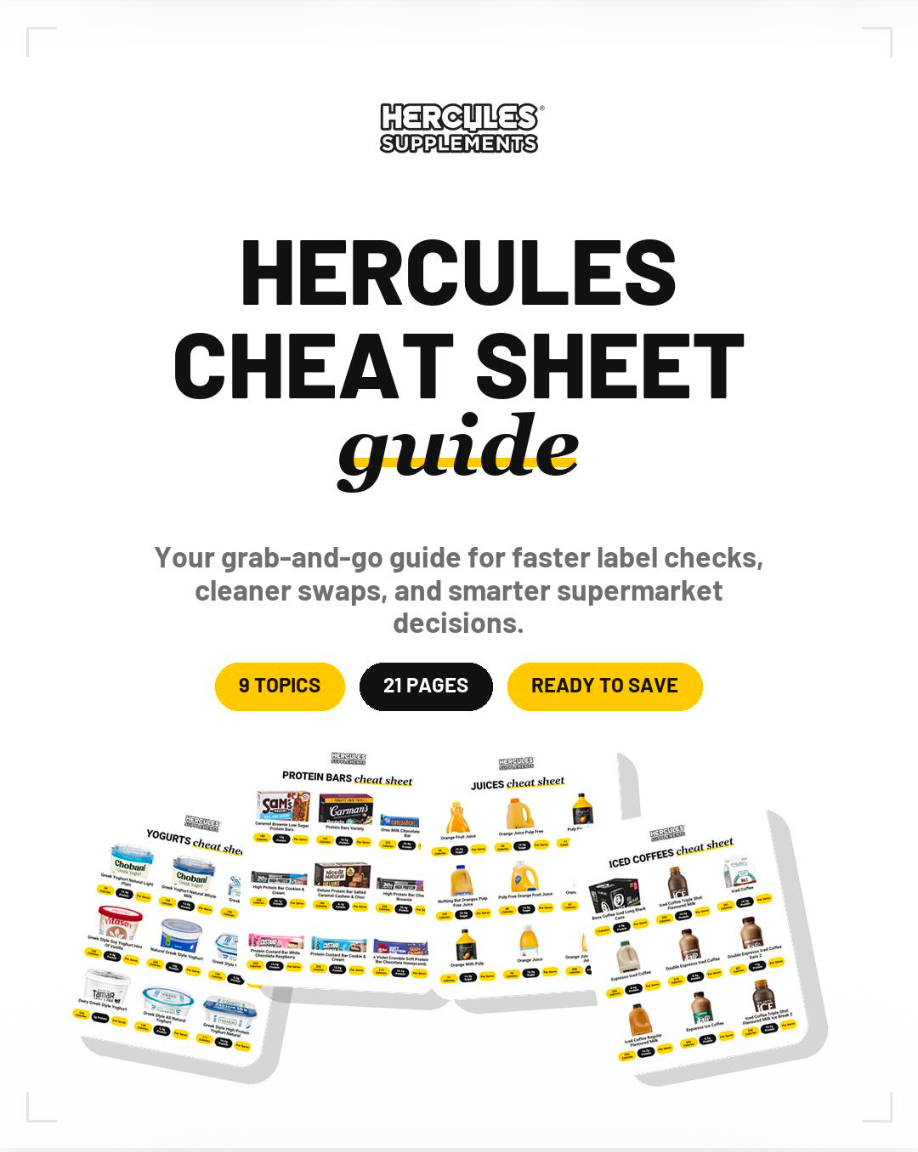 Calorie Cheat Sheet Guide