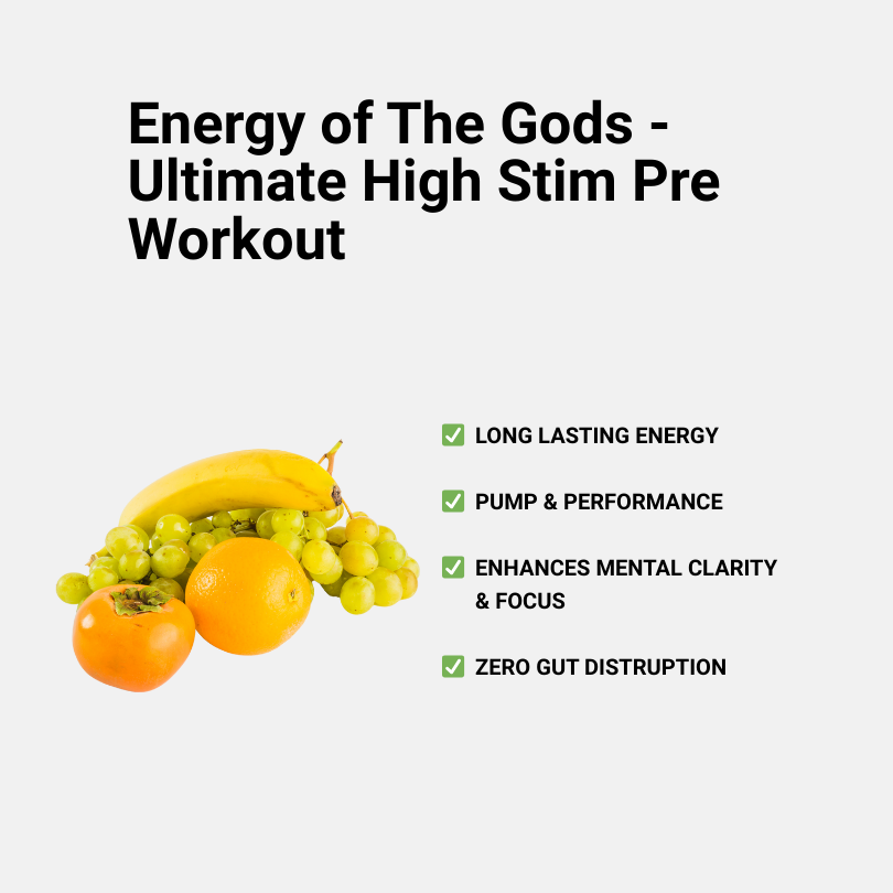 Energy of The Gods - Ultimate High Stim Pre Workout
