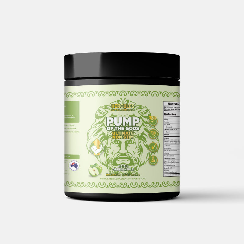 Pump of the Gods - Ultimate Non Stim Pre Workout Supplement
