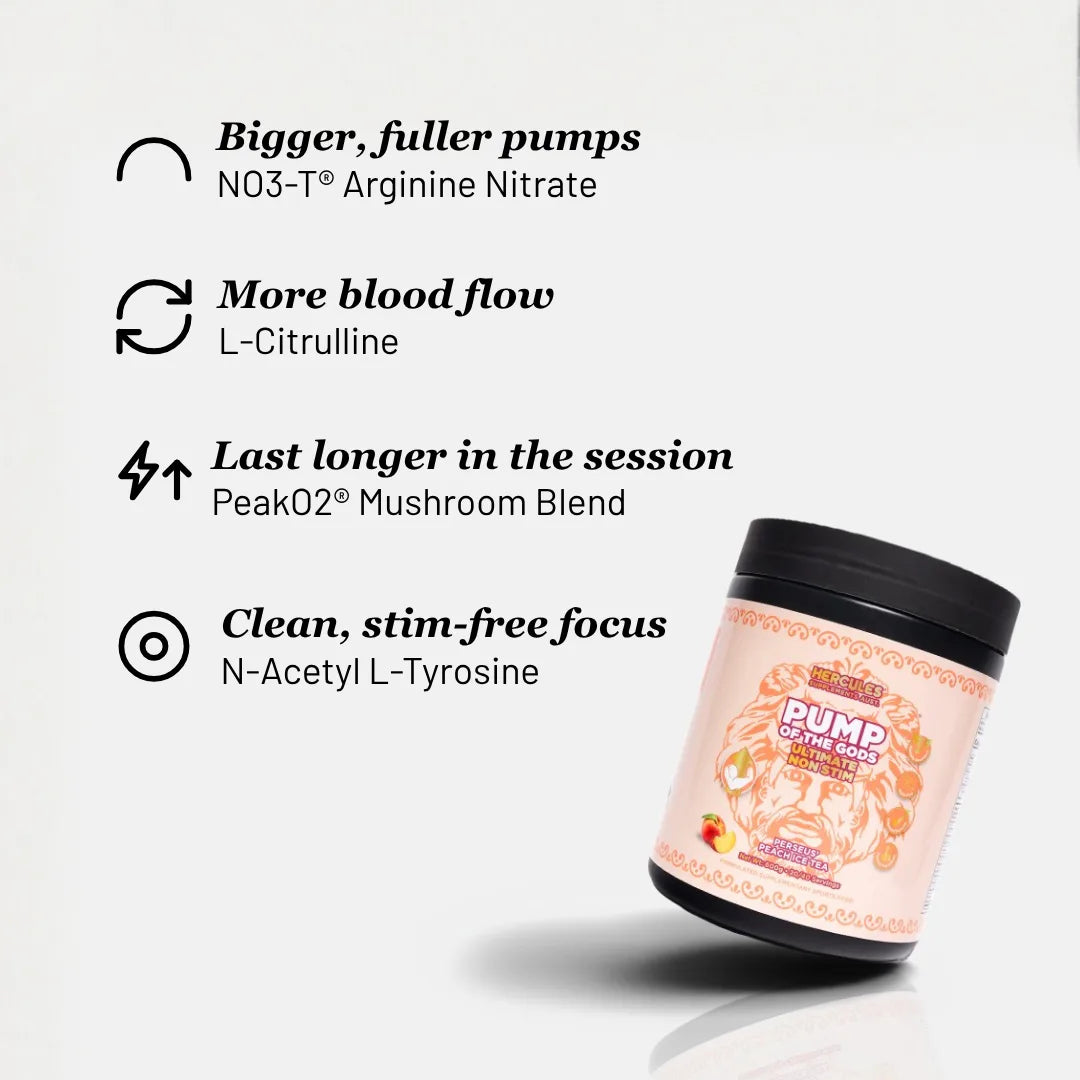 Pump of the Gods - Ultimate Non Stim Pre Workout Supplement