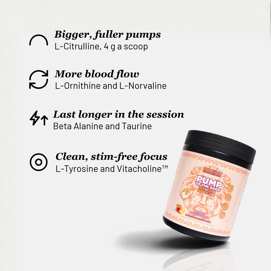 Pump of the Gods - Ultimate Non Stim Pre Workout Supplement