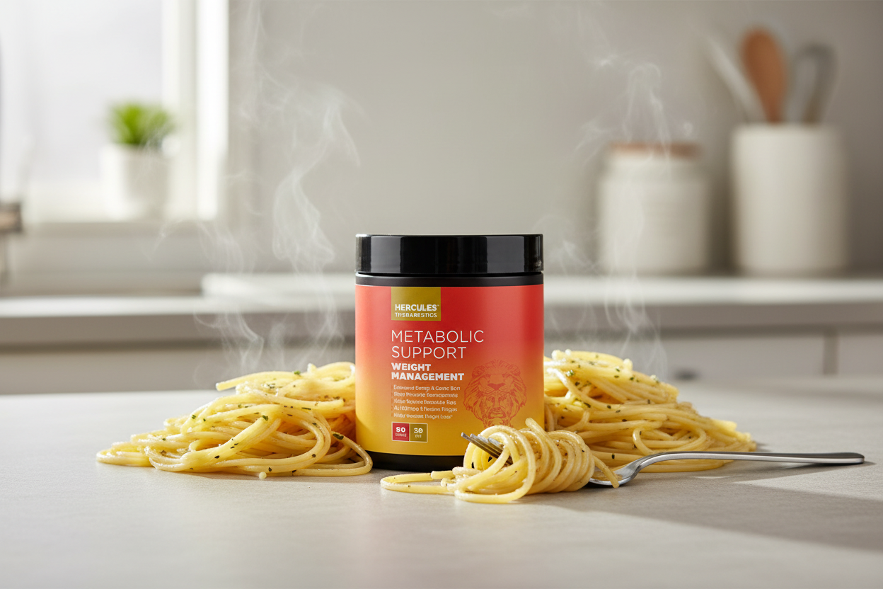Metabolic Support with cooked spaghetti